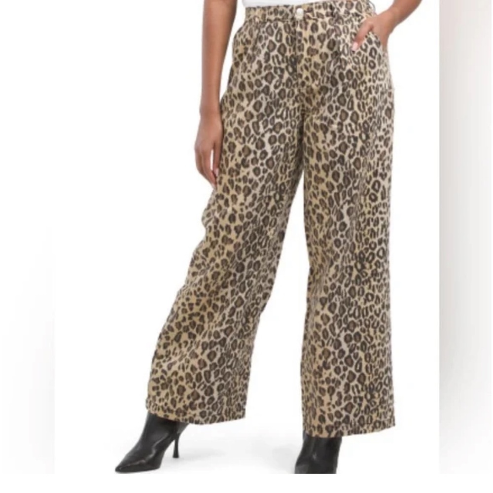 House of Harlow 1960 Leopard Print Jeans